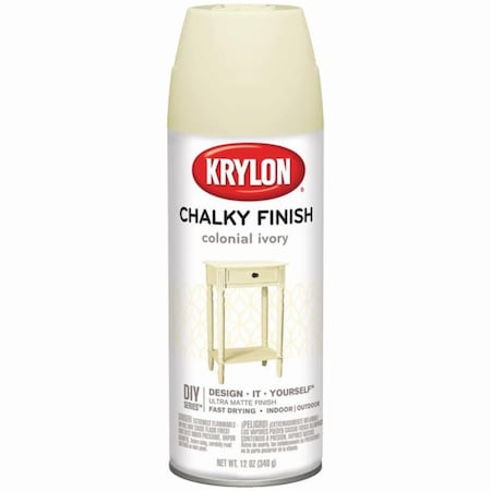 Krylon 12 Oz Colonial Ivory Chalky Finish Finish 4108